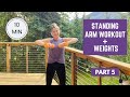 TONED ARMS WORKOUT 10 MIN WITH JUST 2 DUMBBELLS Biceps Triceps Shoulders Chest Back