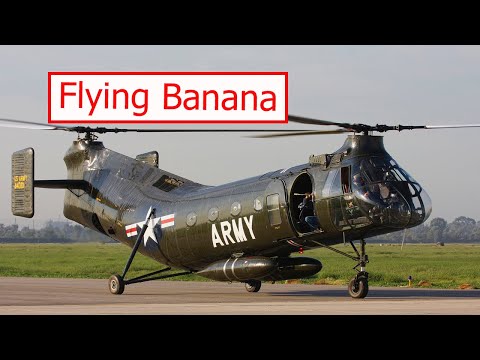 Why was the CH-21 Shawnee designed with such a banana shape? The Flying Banana
