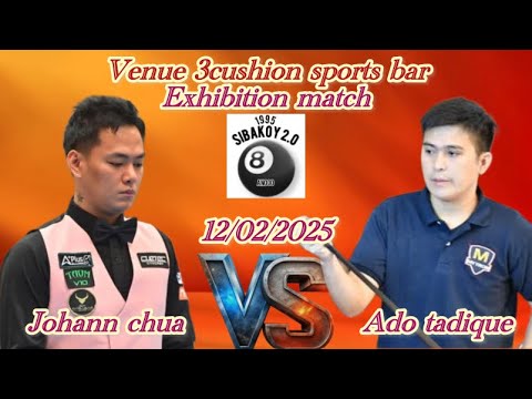 EXHIBITION MATCH JOHANN CHUA vs ASSIS TADIQUE🎱