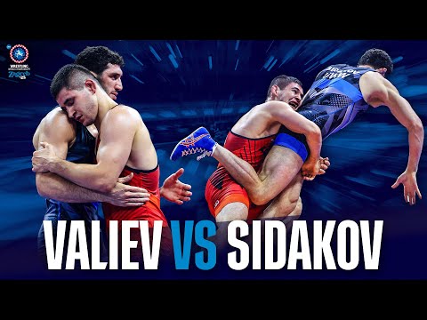 Chermen VALIEV (ALB) vs. Zaurbek SIDAKOV (UWW) | WELTMEISTERSCHAFTEN 2025 | Halbfinale | FS 74Kg