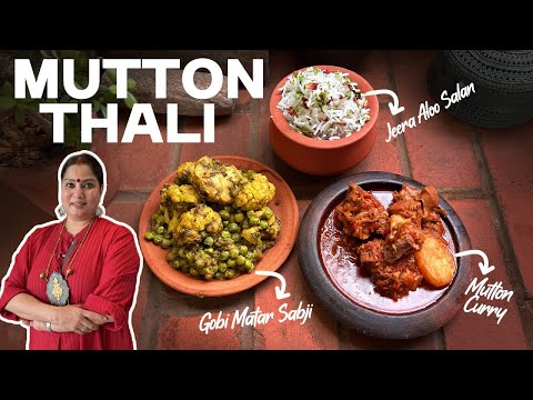 A meal your guests would NEVER FORGET | Jeera Aloo Salan, Mutton Curry & Gobi Matar Sabji