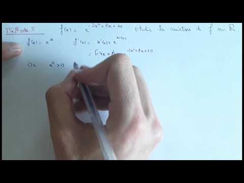 Méthode 5 : Etude de variation d'une fonction composée