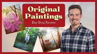 Original Paintings Etsy Shop Review | Etsy Tips 2022 | How to Sell on Etsy | Etsy Shop Owner
