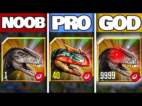 NOOB vs PRO vs GOD METRIACANTHOSAURUS 999 | Jurassic World: The Game
