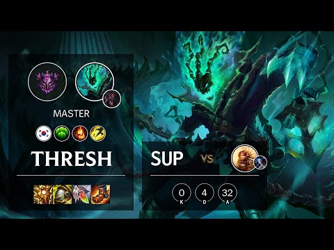Thresh Support vs Leona - KR Master Patch 11.18
