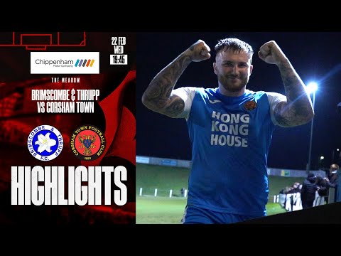 Brimscombe & Thrupp FC 1 V 2 Corsham Town FC - Hellenic Premier Match Highlights