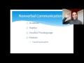 Nonverbal Communication Lecture
