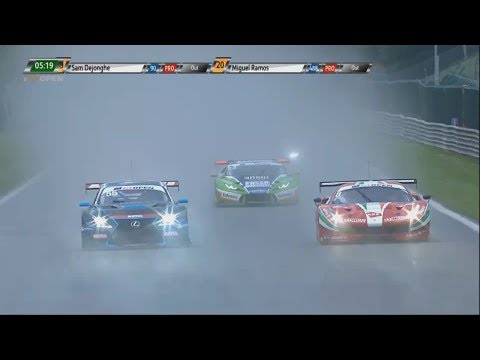 International GT Open 2017. Race 2 Circuit de Spa-Francorchamps. Restart & Last Laps