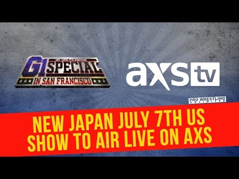 AXS TV To Broadcast NJPW On July 7 From Cow Palace; Jim Ross And Josh Barnett On Commentary