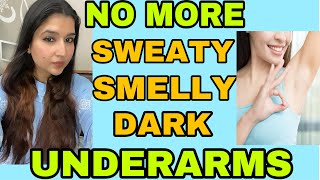 HACKS AND REMEDIES FOR UNDERARM SWEAT AND BAD ODOUR||HOW TO MAKE HOME MADE DEODORANT||