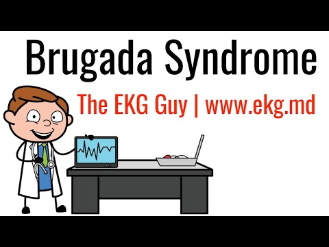 Brugada Syndrome on EKG / ECG l The EKG Guy - www.ekg.md