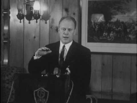 Gerald Ford speaks at Hotel Roanoke
