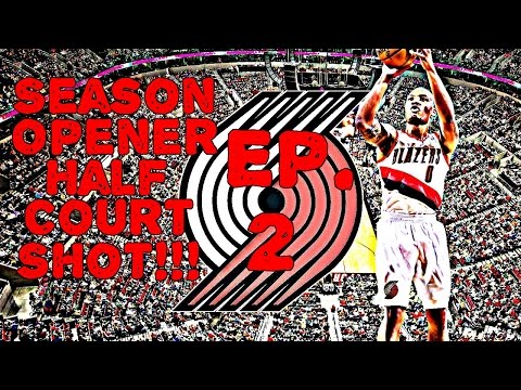 NBA 2K15 MyGM ep. 2: HALF COURT SHOT!!! SEASON OPENER!!! Trail Blazers
