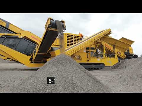 Quick Demo of Keestrack H4e Cone Crusher