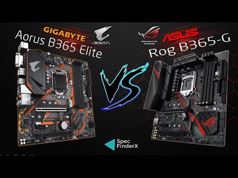 Gigabyte B365M Aorus Elite vs Asus Rog B365-G