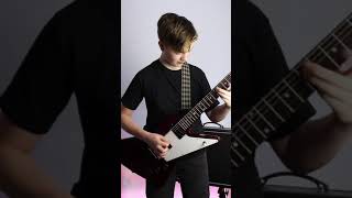 Fountains of Wayne - Stacey&#39;s Mom - Guitar Solo Cover by Charlie (Age 13) #shorts