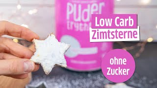 LowCarb Zimtsterne - schnell und einfach - Backen ohne Zucker