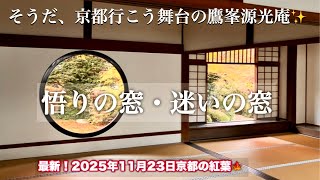 【京都観光】穴場!!ゆっくり静かに紅葉を楽しめる鷹峯源光庵✨人生と禅を表す美しい二つの窓✨