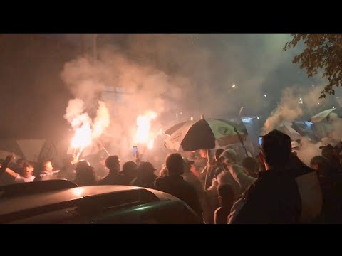 "A la banda de Floresta no le importa una mierda si perdés o si ganás / All Boys 3-0 Los Andes 2025" Barra: La Peste Blanca &bull; Club: All Boys &bull; País: Argentina