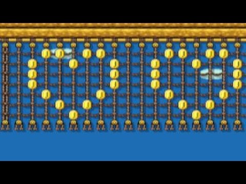 Yoshi's Holiday in the Sky by Balloon - SUPER MARIO MAKER - No Commentary 1AI