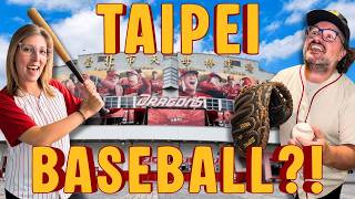 Taiwan Baseball Culture is DIFFERENT! 🇹🇼⚾ Taipei Baseball Game is a MUST Local Taiwan Experience