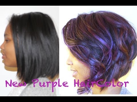How to Color Your Hair Purple and Keep it Healthy