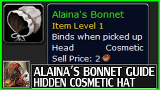 WoW Legion Alaina's Bonnet Complete Guide - Hidden Cosmetic Item - Alaina Hearthsong