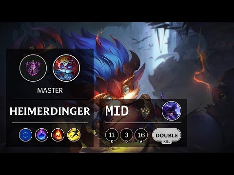 Heimerdinger Mid vs Ryze - EUW Master Patch 9.12