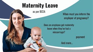 Understanding Maternity Leave