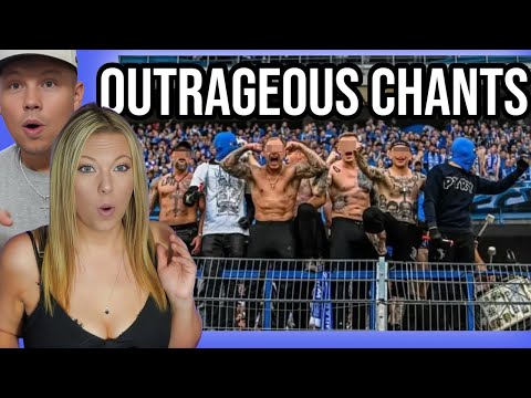 THEY CAN’T SAY THAT?! 😱 Americans React to Insane Football Chants