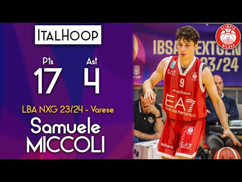 Samuele MICCOLI - Highlights LBA Next Gen Cup 2023/24 - Varese