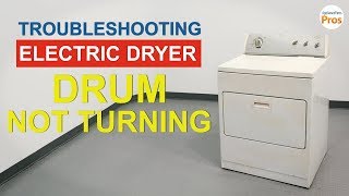 Electric Dryer Not Spinning — Top 5 Reasons & Fixes — All Brands