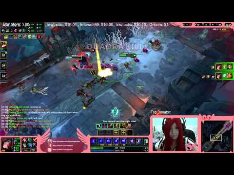 First penta kill with Miss Fortune while cosplaying as Katarina