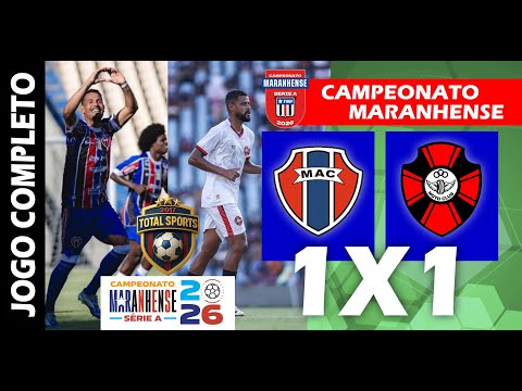 MARANHÃO 1X1 MOTO CLUB  |  CAMPEONATO MARANHENSE 2026