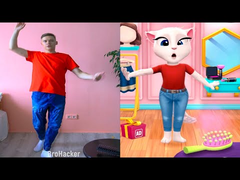 Imitate Talking Angela in Real Life  - My Parody