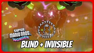 Beating Bowser Invisible + Blind | Super Mario Wonder - Nintendo Switch 2 Edition