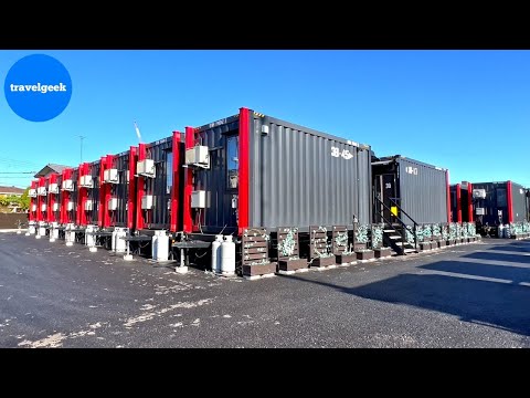 Is This a Hotel? Staying at a CONTAINER Hotel in Japan | R9 The Yard