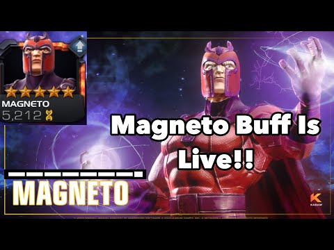 Magneto Buff Is Live! - Marvel Contest Of Champions