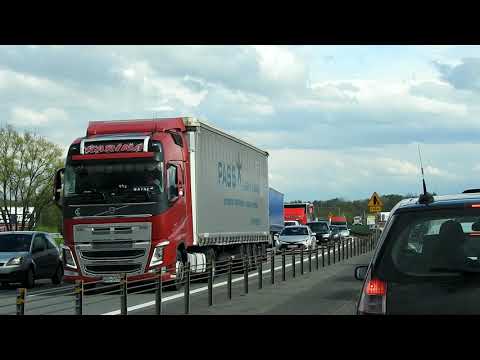 Gigantyczne korki na autostradzie A4. Autostrada A4 w Krakowie