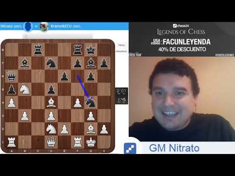 Partida de 3 min. con el GM David Lariño (el Fo)