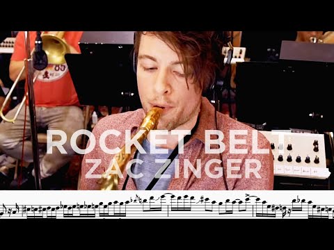 Rocket Belt - 8 Bit Big Band - Zac Zinger Tenor Sax Solo Transcription