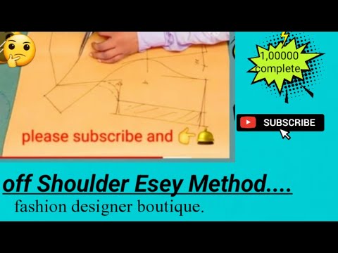 Off Shoulder Blouse Easy Method/How to Make Off...