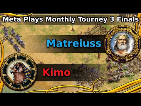 Age of Mythology: Matreiuss vs Kimo - Meta Plays Monthly Tournament #3 - Finals