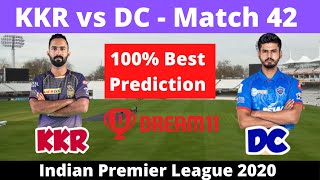 Match 42 - KKR vs DC Best Dream11 team prediction with statistics | Kolkata vs Delhi Fantasy tips