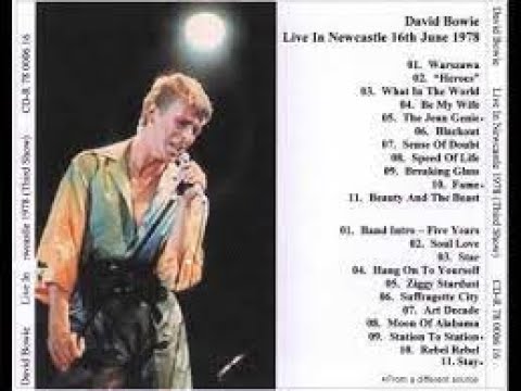 Newcastle Gigs - David Bowie - Heroes - 1978 (Audio/Collage) City Hall