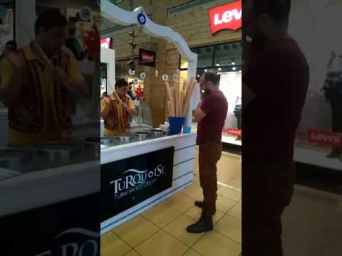 Devesh Tapan having fun with icecream in GIP mall Noida