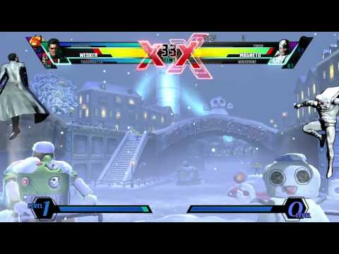 Umvc3 - APR2014 - PreCiSioN vs Lovetacular(Wesker.Taskmaster.Dormammu) FT10 1/2