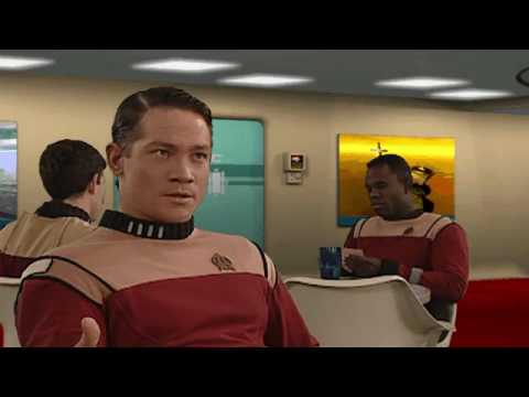 Starfleet Academy  Cutscene#5 Talking of the future of the federation with Milan