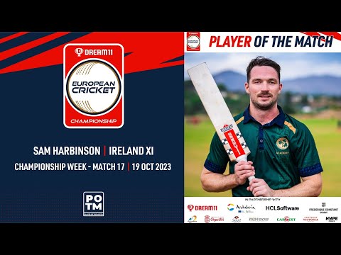 POTM: S.Harbinson - ENG-XI vs IRE-XI | Highlights | Dream11 ECC23 | 19 Oct 2023 | ECC23.101
