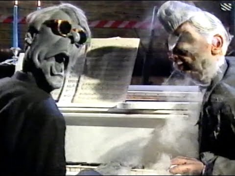 John Major plays Norman Lamont into the incinerator | Spitting Image